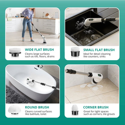 NOVA CleanBrush™ – Brosse Électrique de Nettoyage 7-en-1