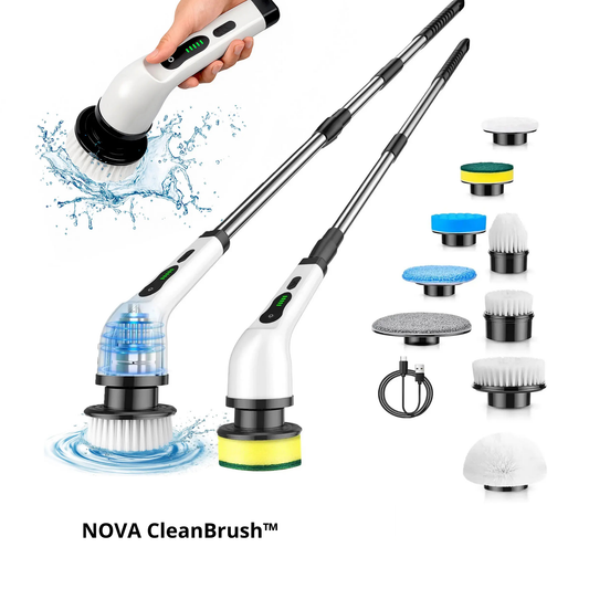 NOVA CleanBrush™ – Brosse Électrique de Nettoyage 9-en-1