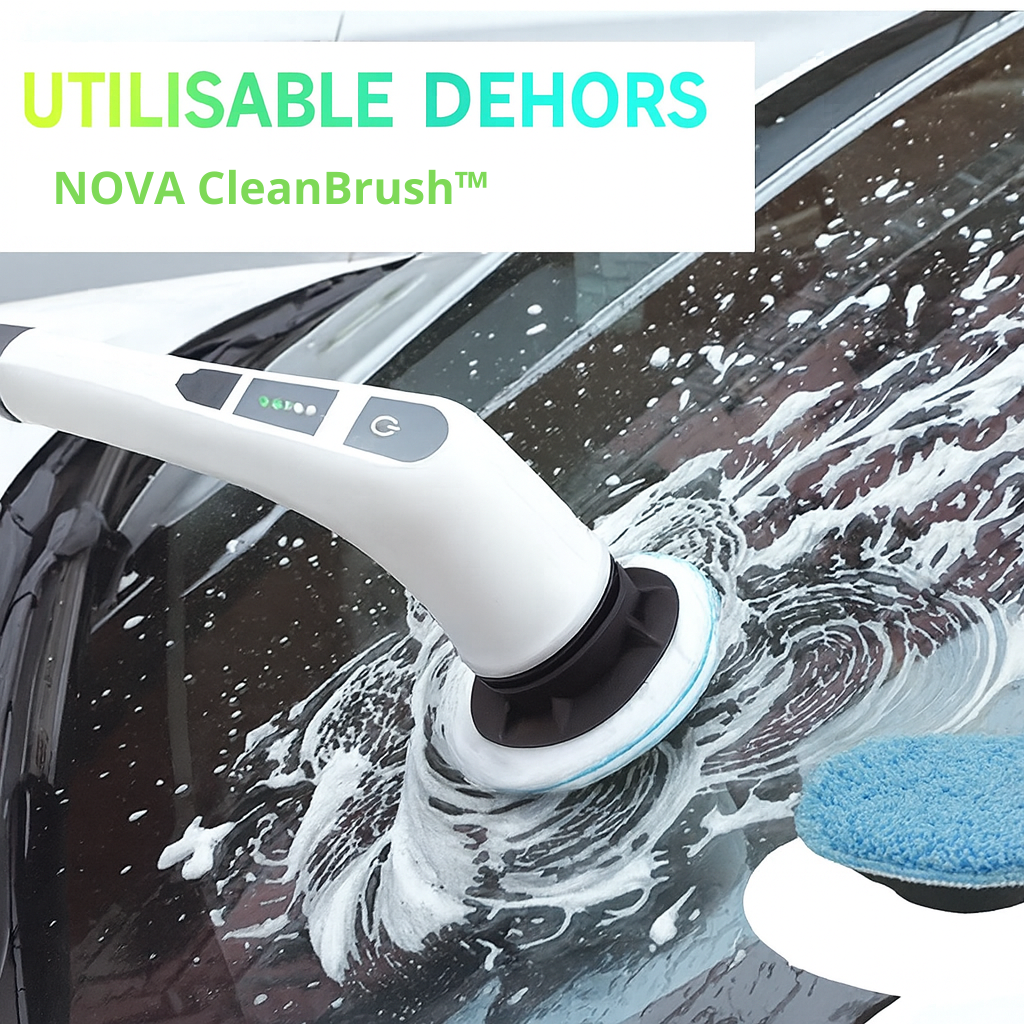 NOVA CleanBrush™ – Brosse Électrique de Nettoyage 9-en-1